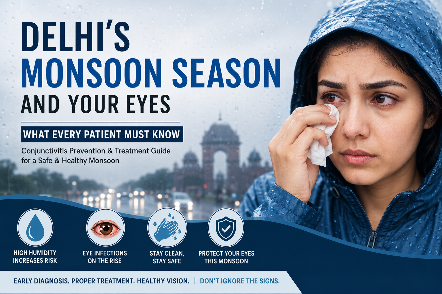 Delhi's Monsoon Season and Your Eyes — What Every Patient Must Know