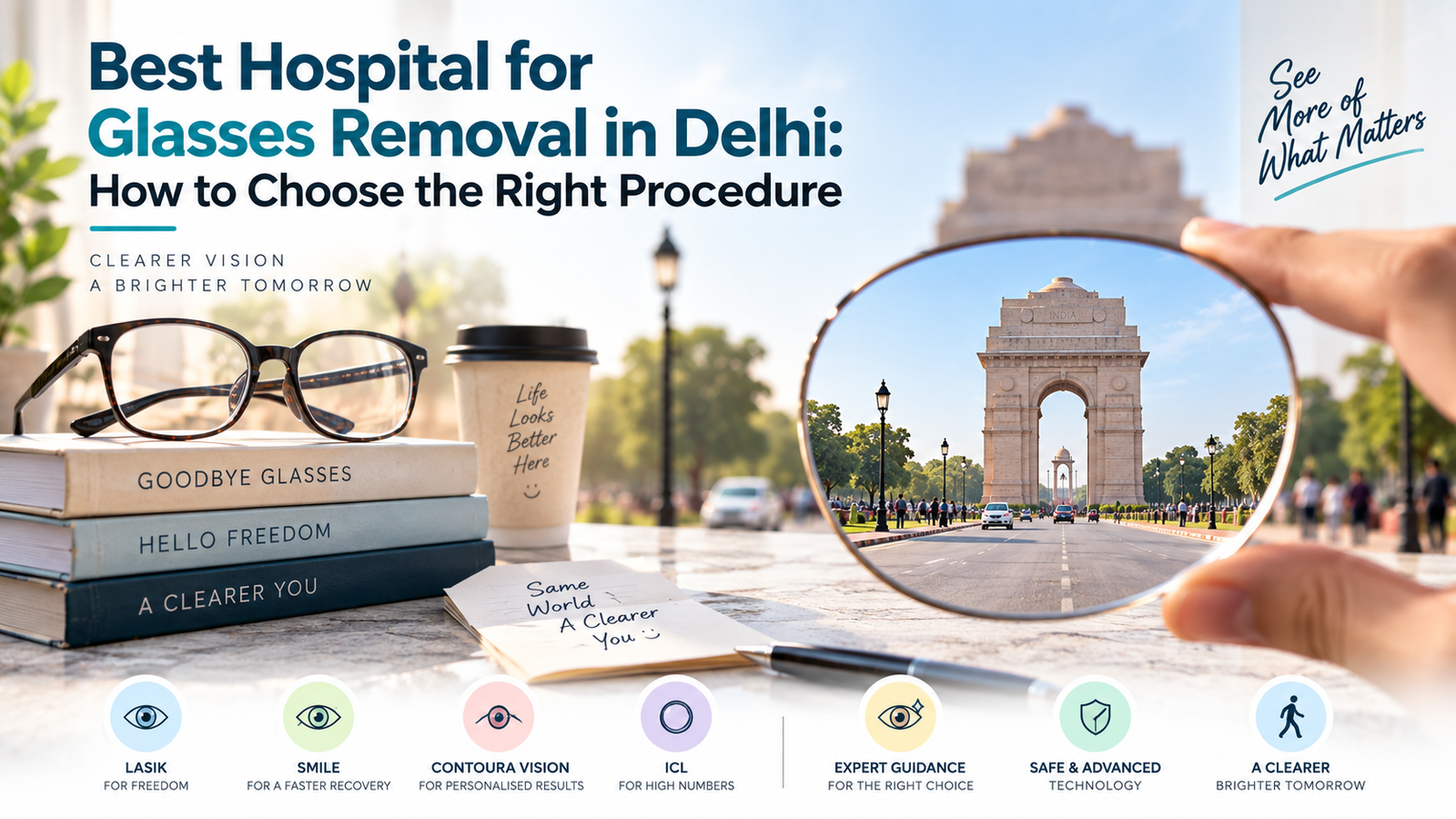 Best Hospital for Glasses Removal in Delhi: How to Choose the Right Procedure