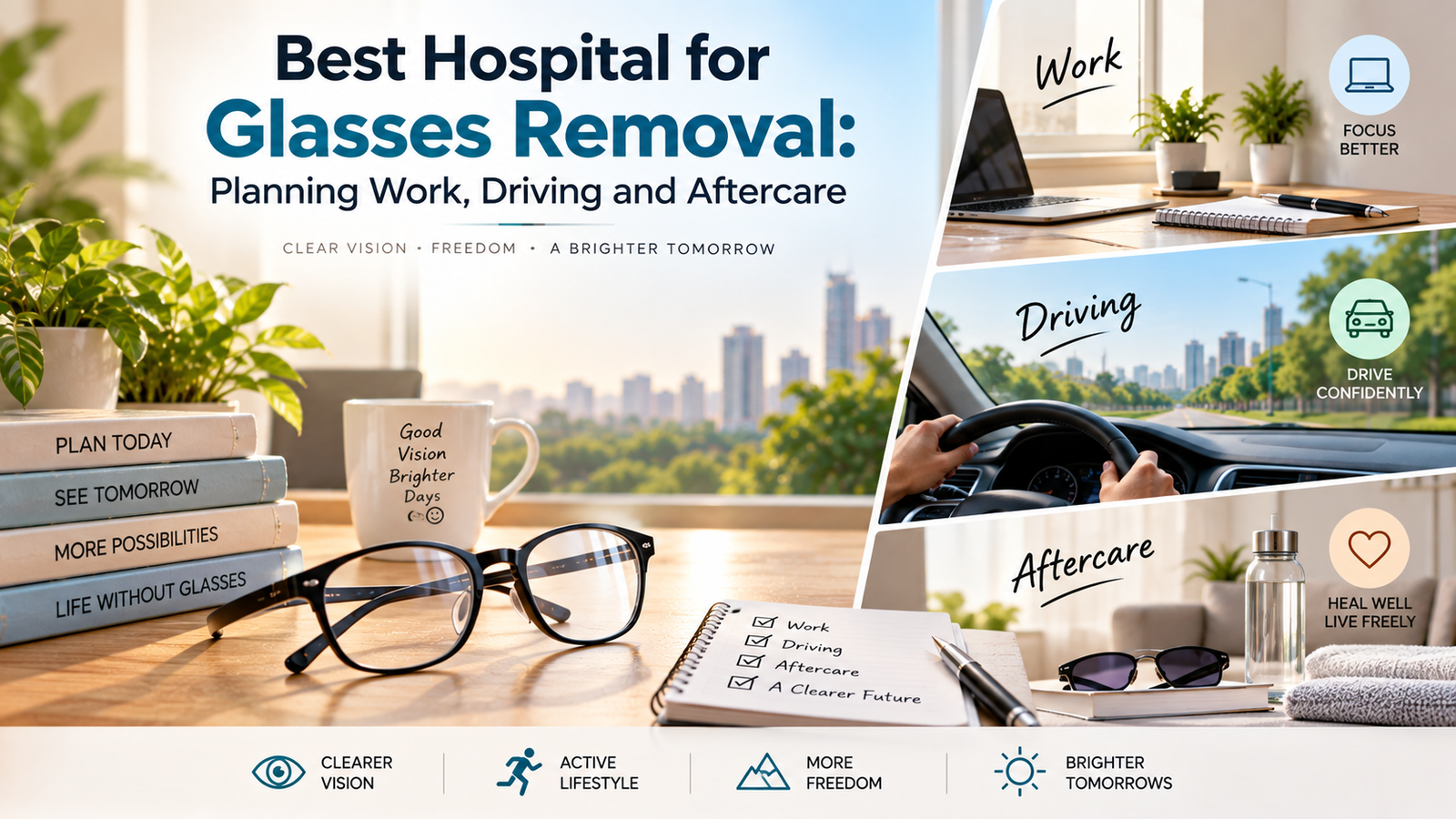 Best Hospital for Glasses Removal: Planning Work, Driving and Aftercare